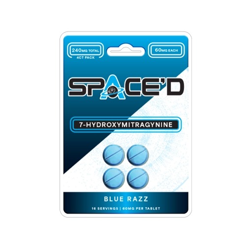 Blue Razz : 60mg 4ct Tablets